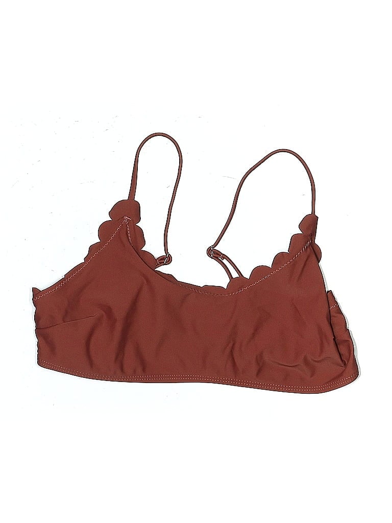 Pre-owned Unbranded Swimsuit Top Brown Swimwear