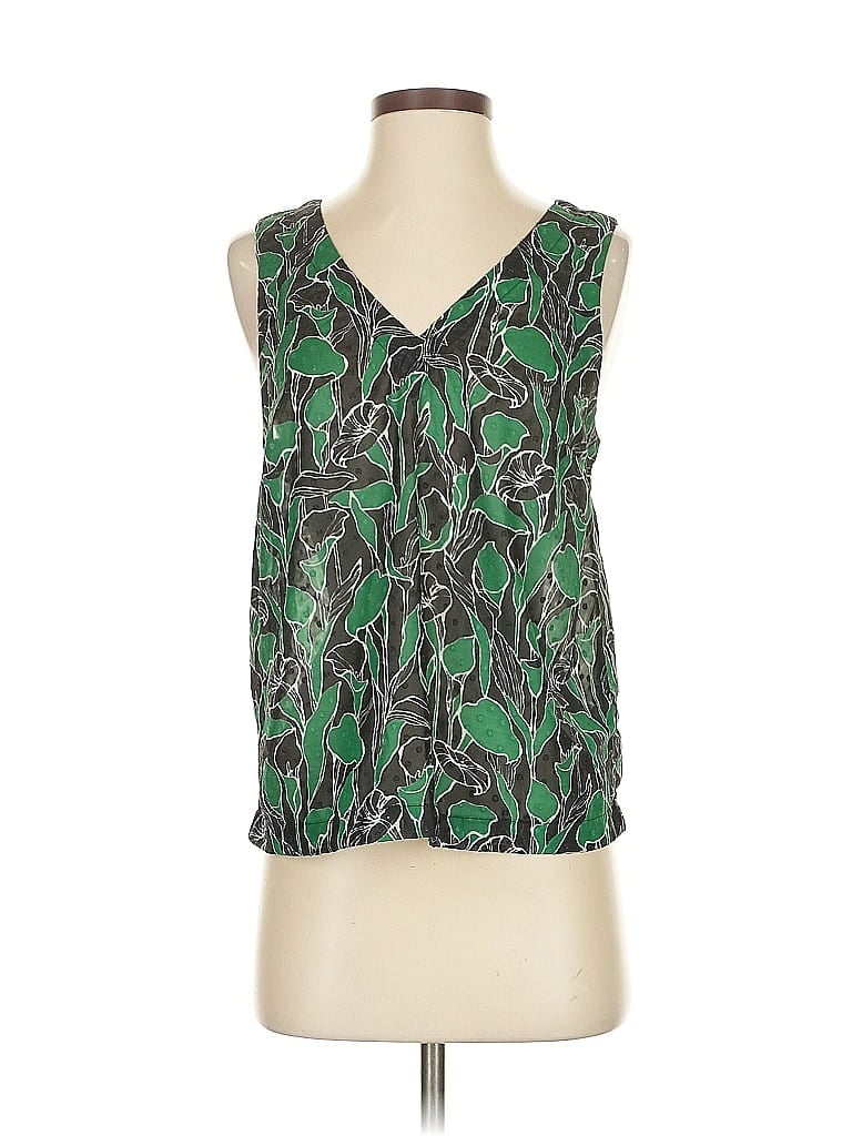 Pre-owned A New Day Sleeveless Blouse In Green