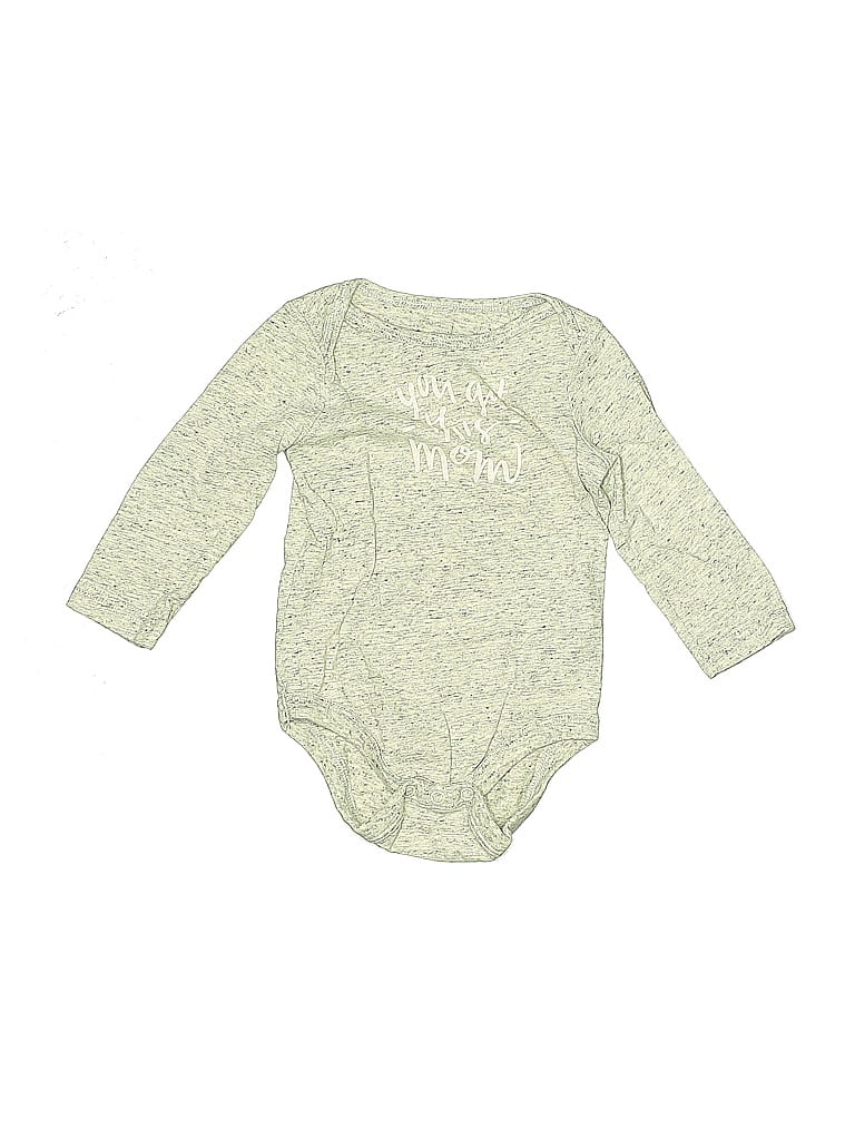 Click to view more detailed imagery on our partner's website Pre-owned Jumping Beans Babies' Long Sleeve Onesie In Green