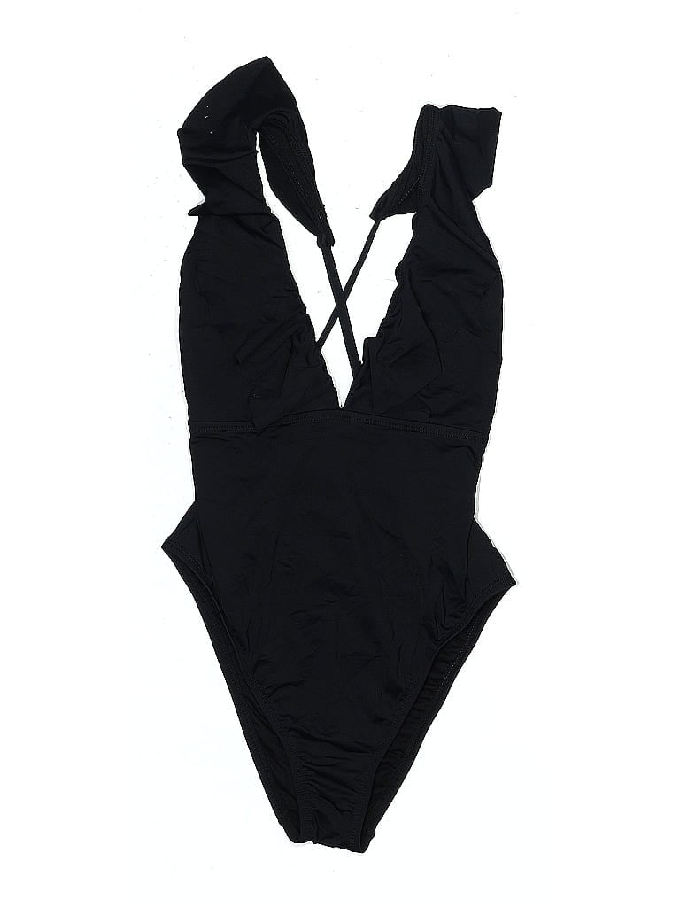 Pre-owned Unbranded One Piece Swimsuit In Black