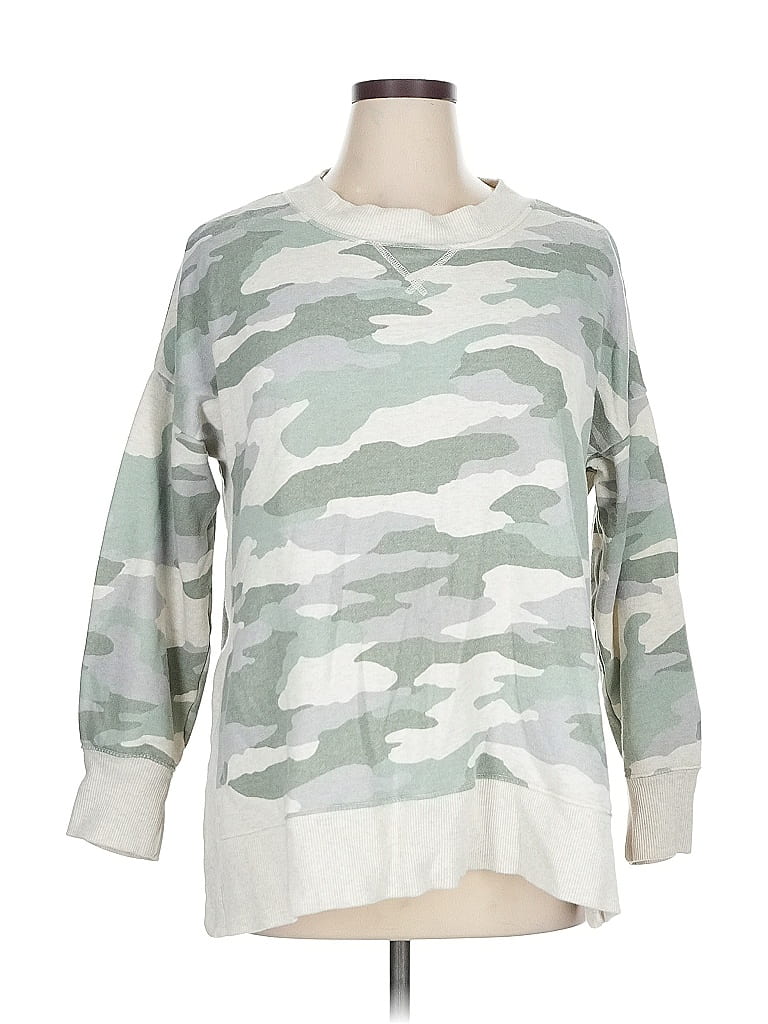 Pre-owned Aerie Pullover Sweater In Green