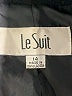 Le Suit 100% Polyester Black Blazer Size 14 - photo 6