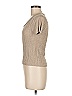 Rave 100% Nylon Tan Short Sleeve Top Size M - photo 5