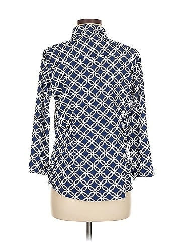 Notations 3/4 Sleeve Button-Down Shirt (view 2)