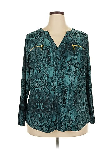 INC International Concepts Long Sleeve Blouse (view 1)