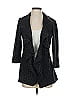 Calvin Klein Chevron-herringbone Gray Blazer Size 2 - photo 1