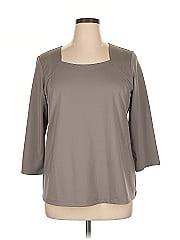 Susan Graver 3/4 Sleeve Top