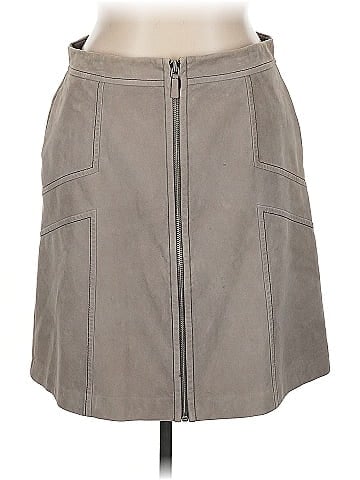 Lafayette 148 New York Leather Skirt (view 1)