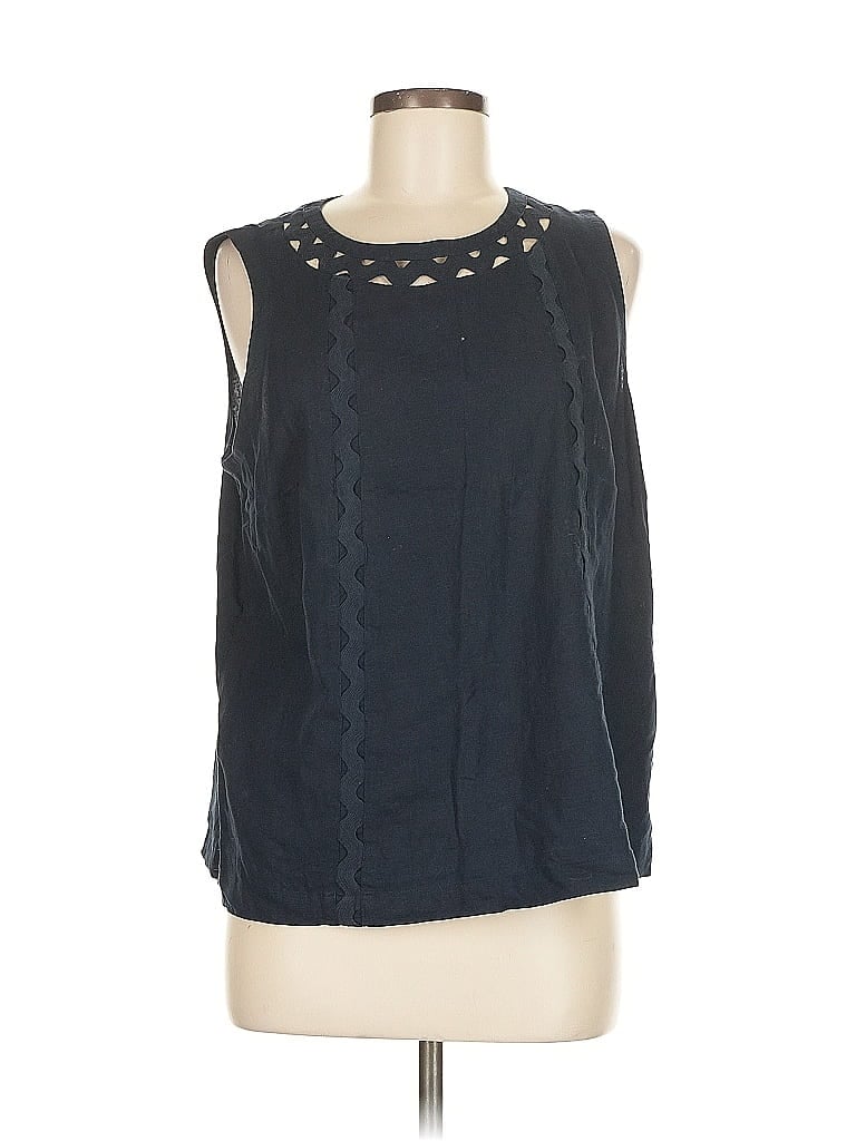 Click to view more detailed imagery on our partner's website Pre-owned Jjill Sleeveless Blouse In Blue