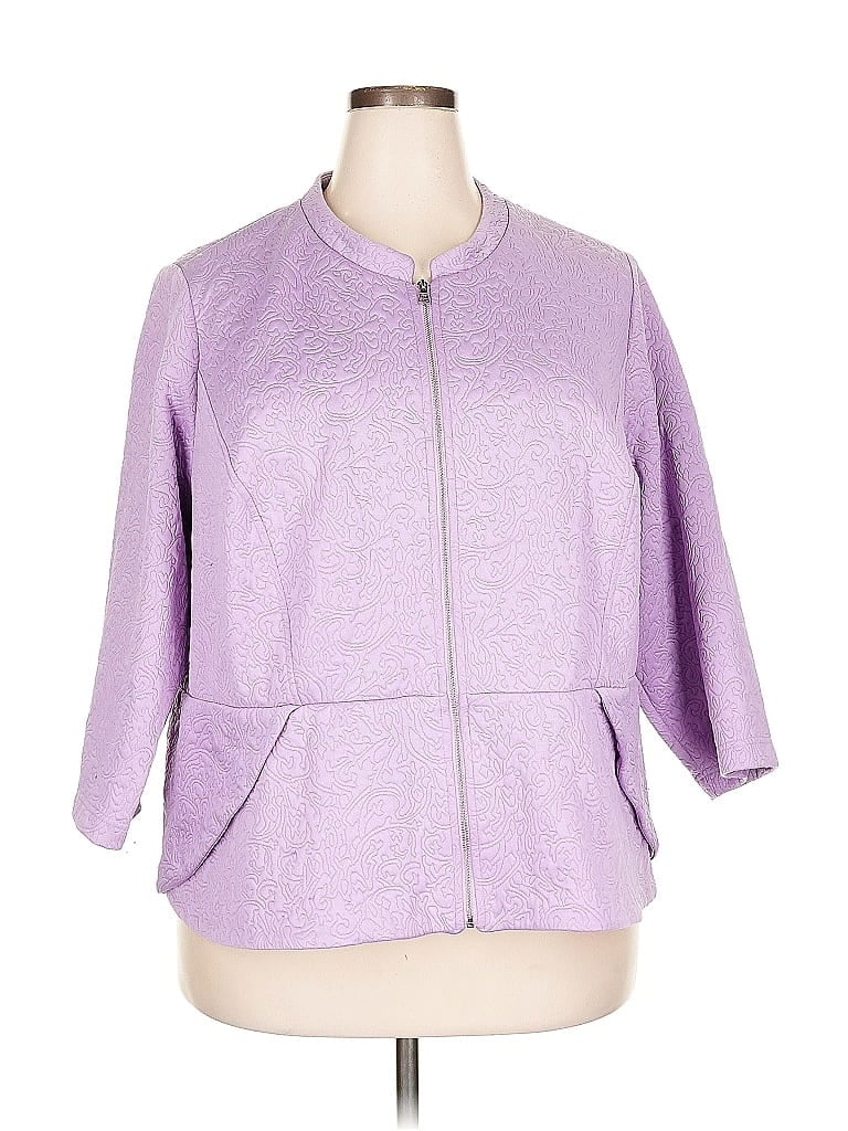ISAAC MIZRAHI LIVE Pre-owned Jacket In Purple
