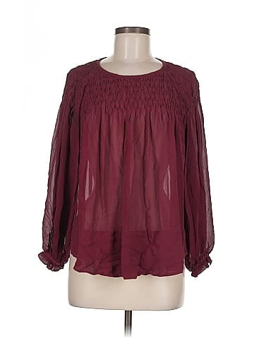 Isabel Marant Long Sleeve Silk Top (view 1)