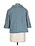 Ann Taylor LOFT Chevron-herringbone Teal Coat Size 10 - photo 2