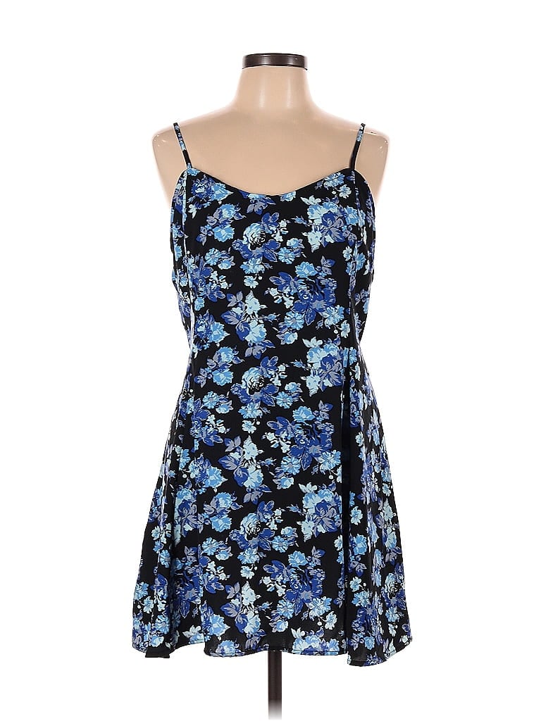 Pre-owned Mudd Casual Dress In Blue