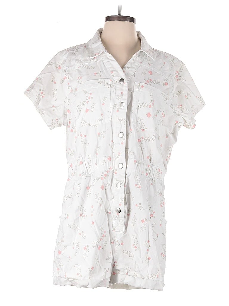 Pre-owned Celebrity Pink Romper In White