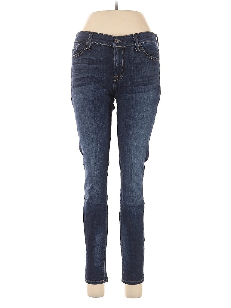 Pre-owned 7 For All Mankind Jeans In Blue