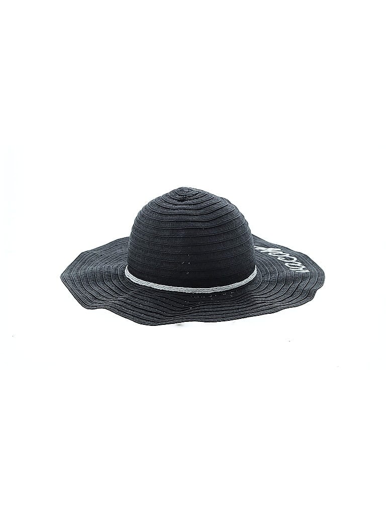 Pre-owned Assorted Brands Sun Hat In Black