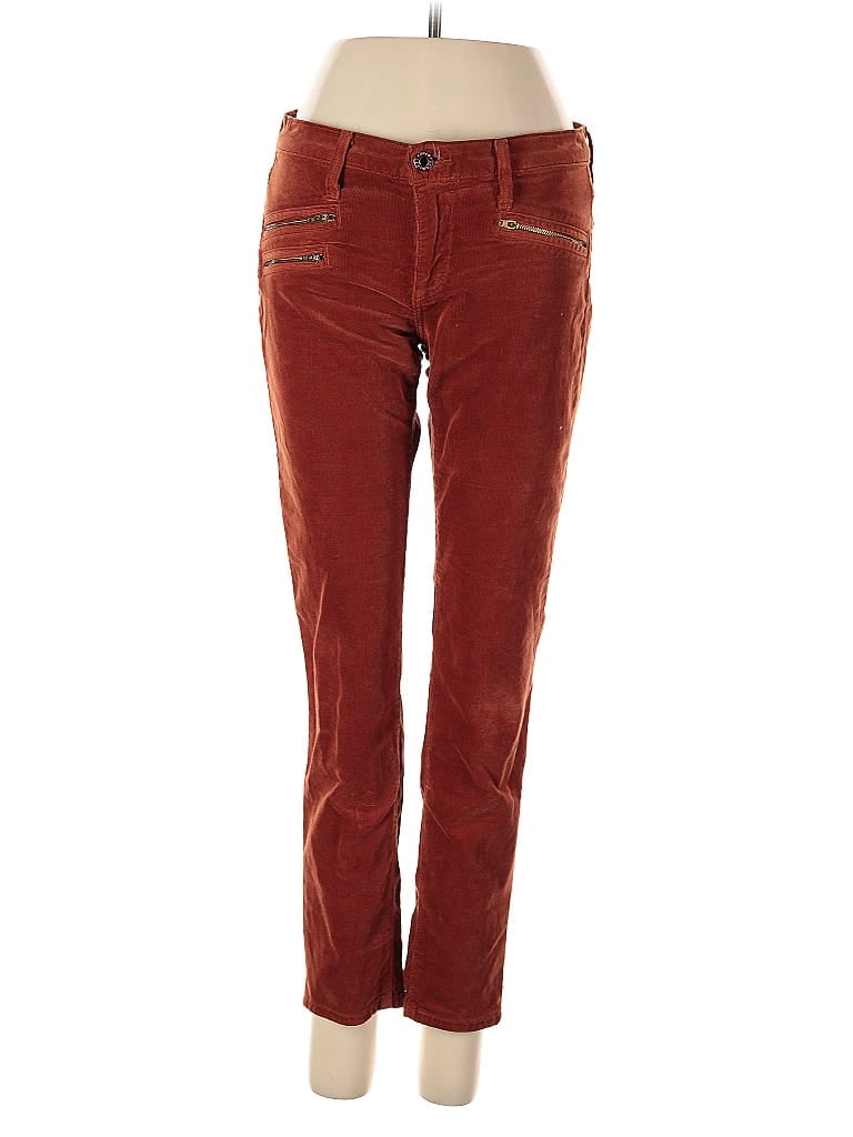Pre-owned Adriano Goldschmied Casual Pants In Burgundy