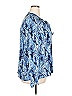 Joie 100% Polyester Blue Long Sleeve Blouse Size XXL - photo 4