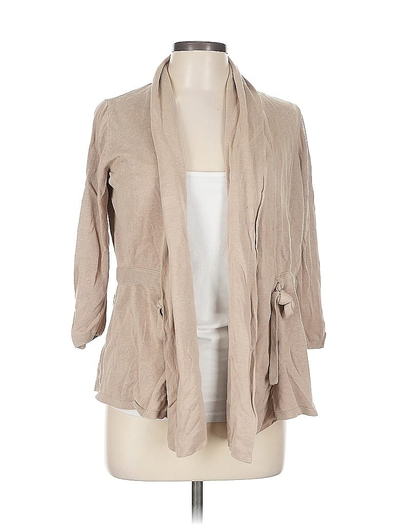 Pre-owned Tahari Cardigan Sweater In Brown