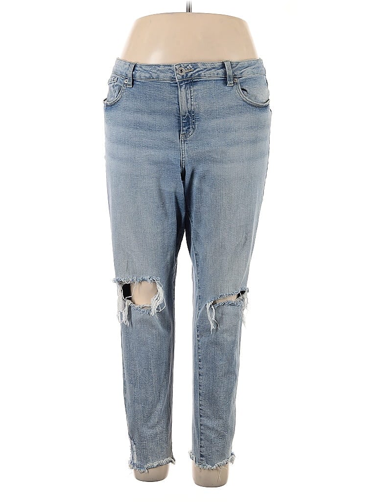 Pre-owned Inc International Concepts Jeans In Blue