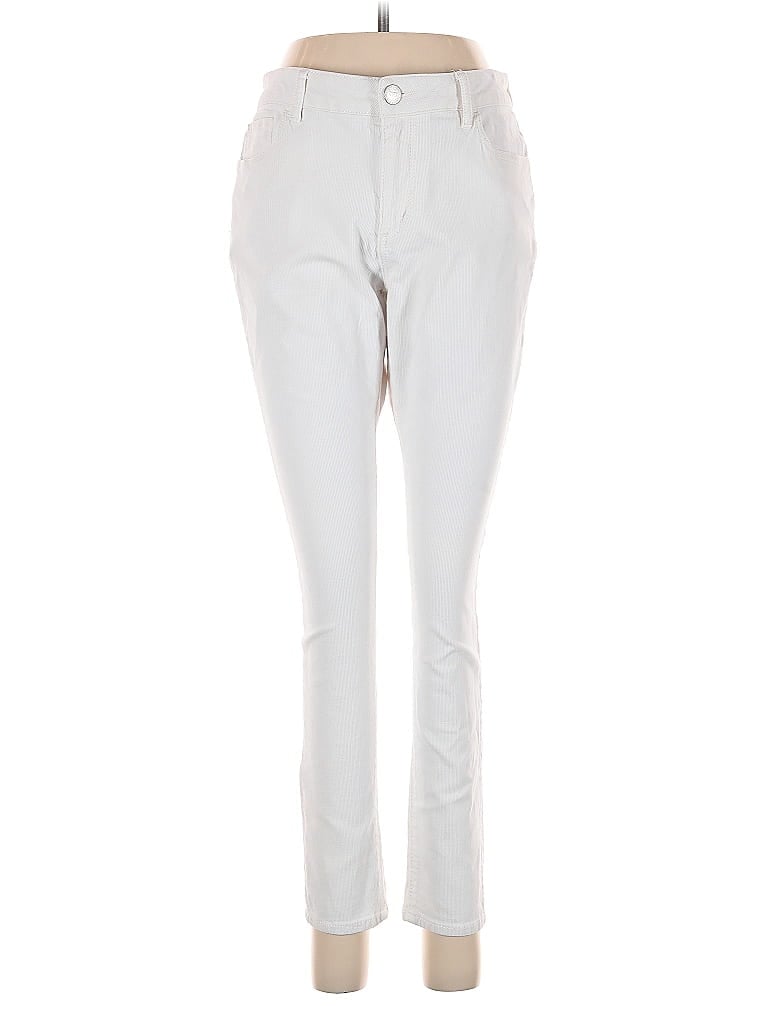 Pre-owned Ann Taylor Loft Casual Pants In White