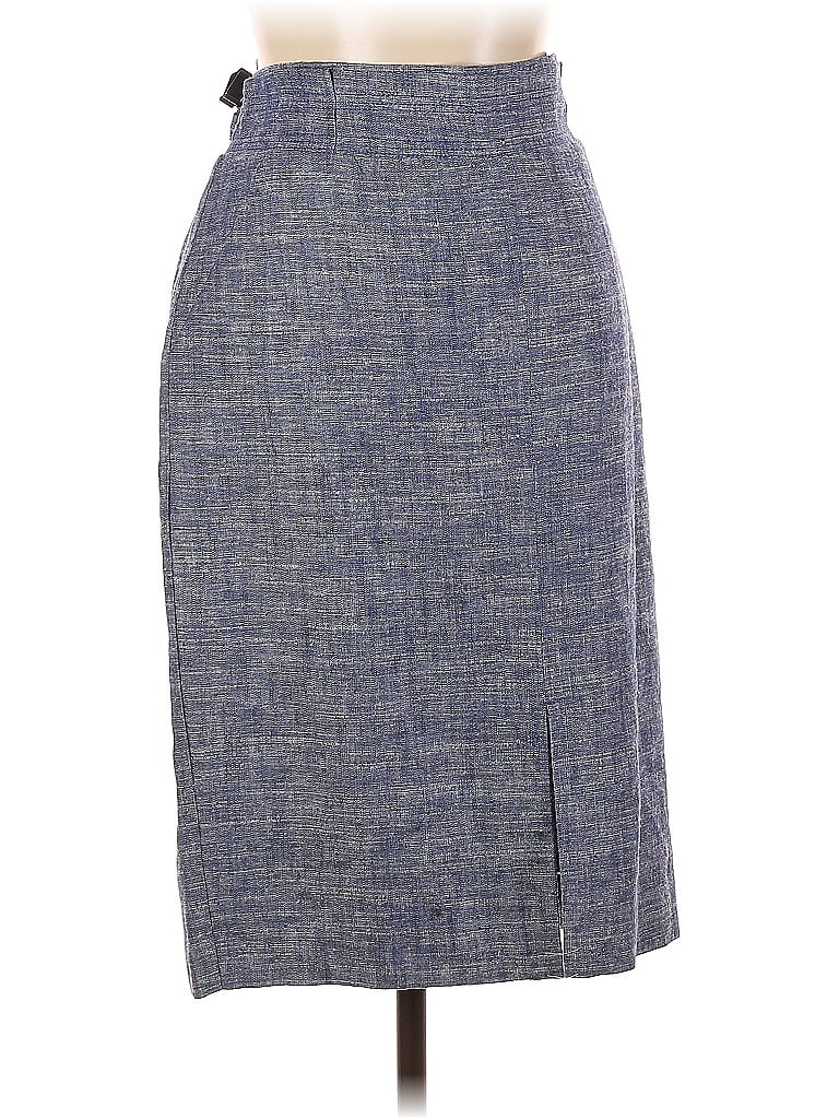 Pre-owned Ann Taylor Casual Skirt In Gray