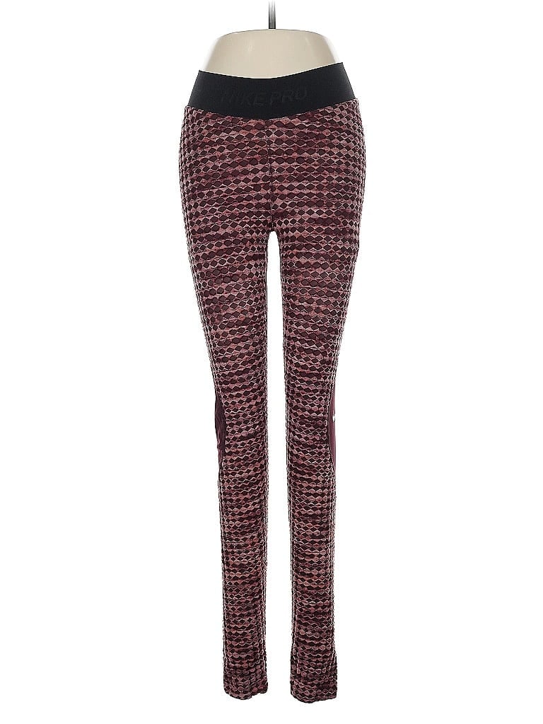 Click to view more detailed imagery on our partner's website Pre-owned Nike Active Pants In Burgundy