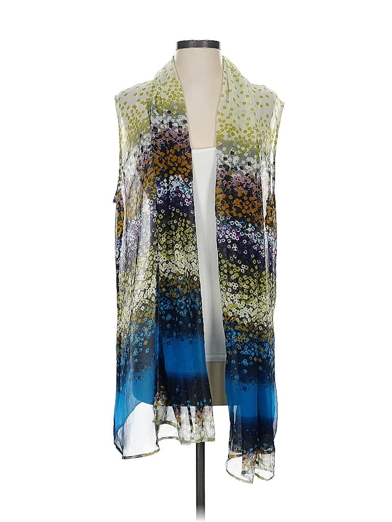 Pre-owned Coldwater Creek Kimono In Blue