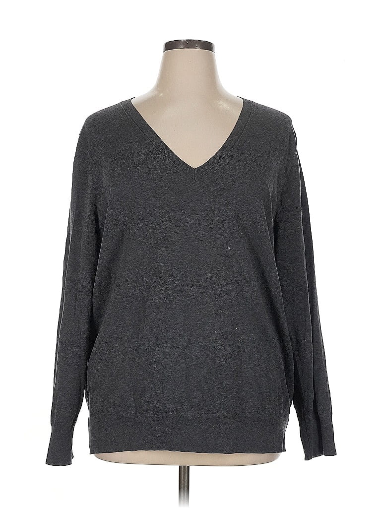 Pre-owned Banana Republic Pullover Sweater In Gray