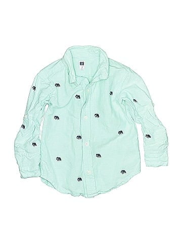Janie and Jack Long Sleeve Button-Down Shirt (view 1)