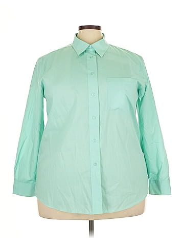 Foxcroft 3/4 Sleeve Button-Down Shirt (view 1)