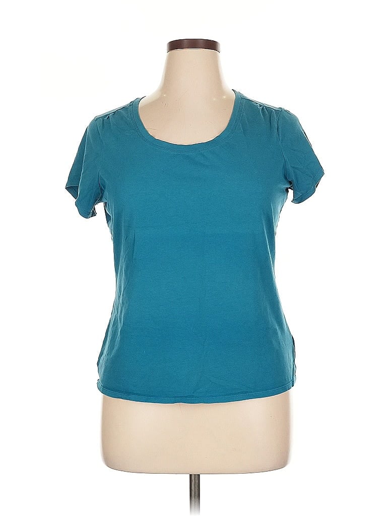 Click to view more detailed imagery on our partner's website Pre-owned Coldwater Creek Active T-shirt In Blue