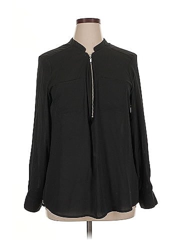 Soho JEANS NEW YORK & COMPANY Long Sleeve Blouse (view 1)