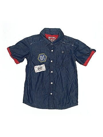 Guess Short Sleeve Button-Down Shirt (view 1)