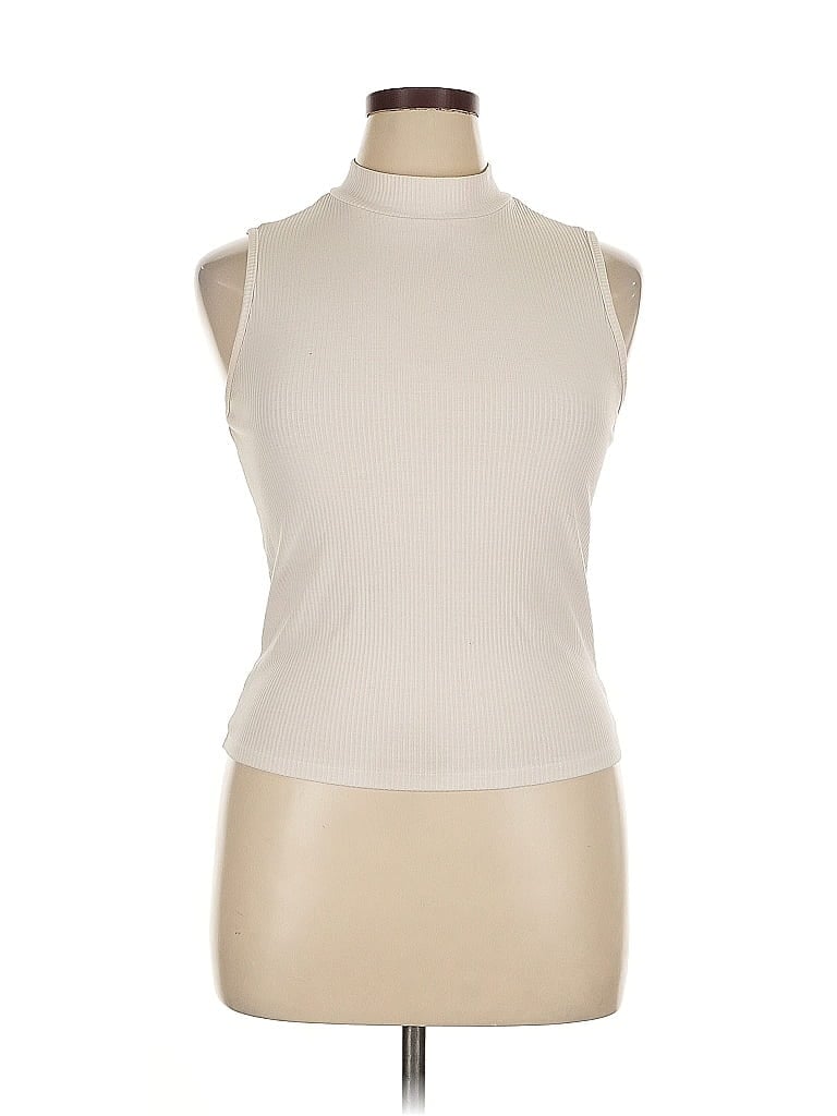 Pre-owned No Boundaries Sleeveless T-shirt In White