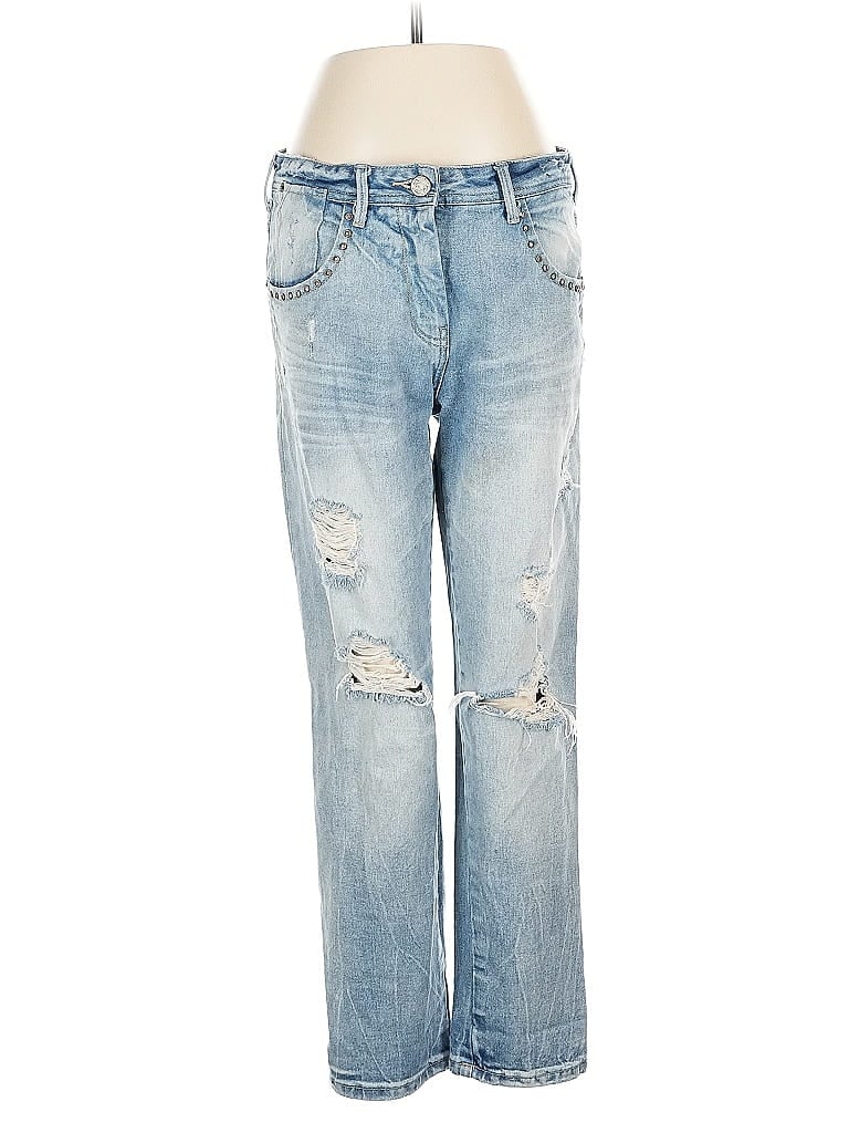 Pre-owned Zara Trf Jeans In Blue