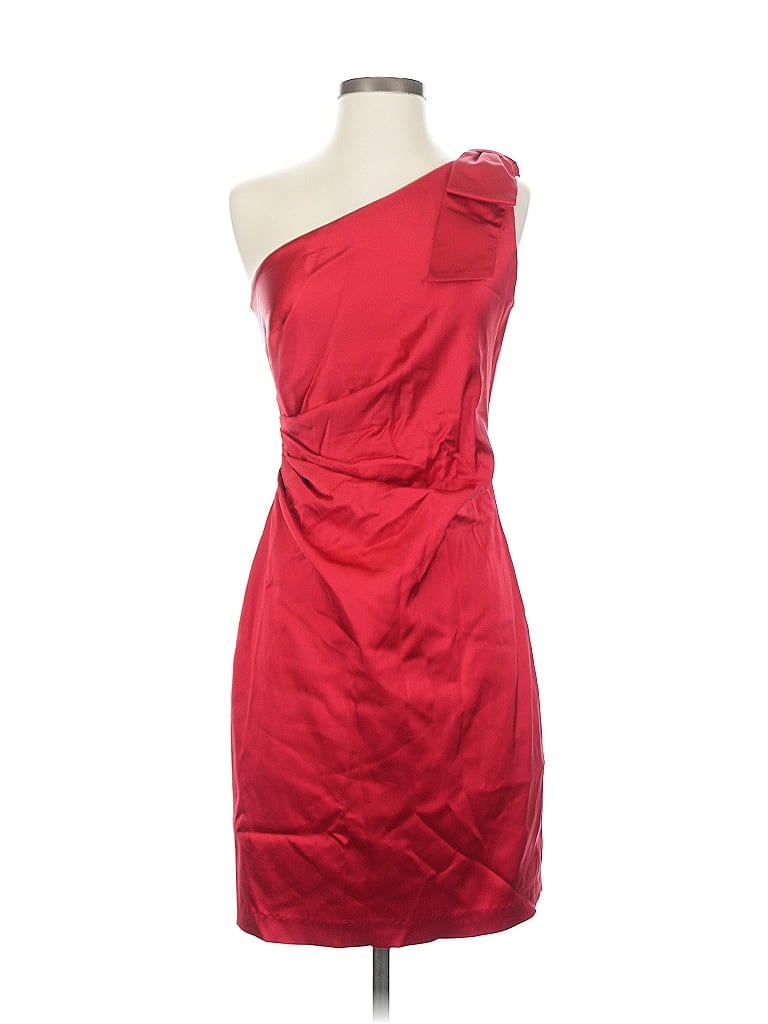 David Meister Red Cocktail Dress Size 4 - photo 1