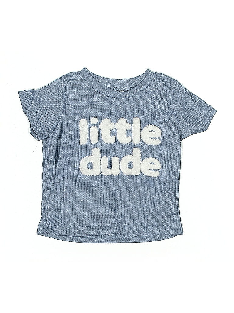 Pre-owned Unbranded Kids' Short Sleeve T-shirt In Blue