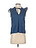 J.Crew Blue Sleeveless Blouse Size XXS - photo 1