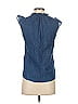 J.Crew Blue Sleeveless Blouse Size XXS - photo 2