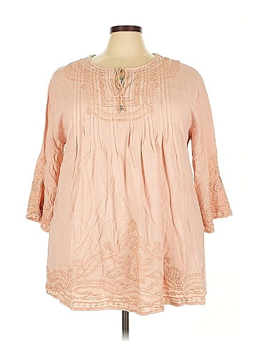 Solitaire 3/4 Sleeve Blouse (view 1)