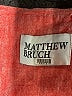 Matthew Bruch 100% Linen Orange Vest with Triangle Top Size XL (4) - photo 7
