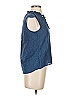 J.Crew Blue Sleeveless Blouse Size XXS - photo 4