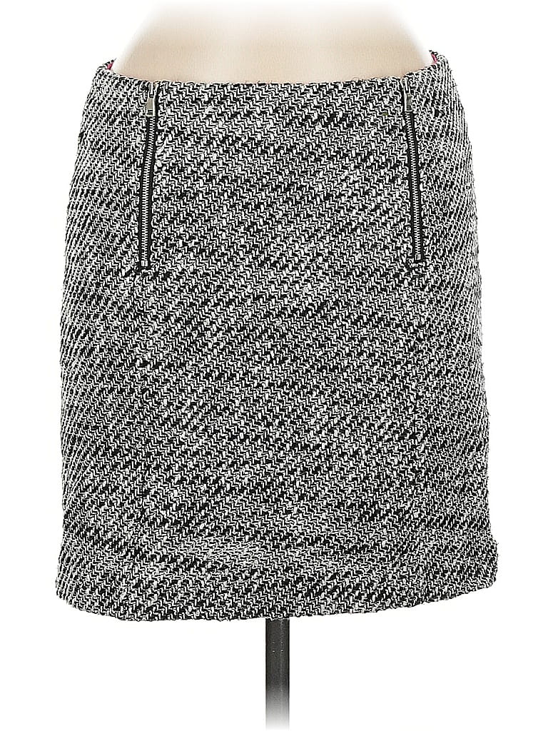 Pre-owned Ann Taylor Loft Casual Skirt In Gray