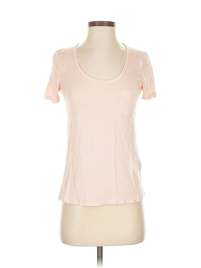 Pre-owned Banana Republic Short Sleeve T-shirt In Pink