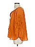 Massimo Dutti Orange 3/4 Sleeve Blouse Size S - photo 5