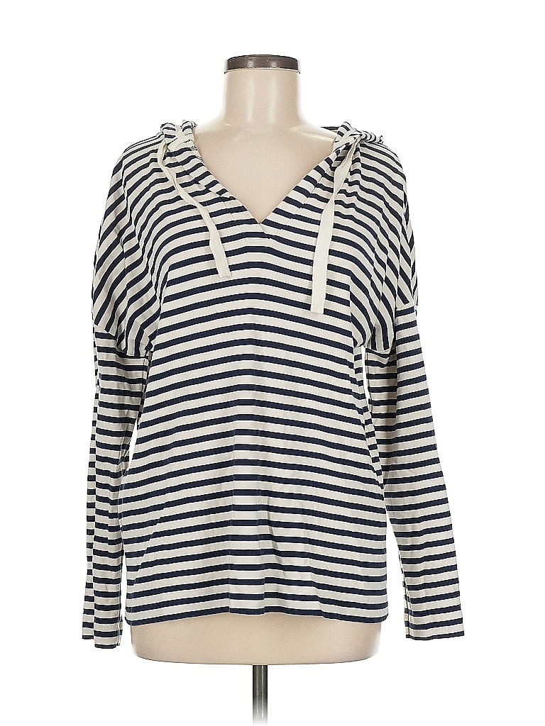 Pre-owned Lou & Grey Pullover Hoodie In White