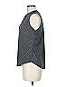SJS Polka Dots Gray Sleeveless Blouse Size M - photo 5