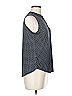 SJS Polka Dots Gray Sleeveless Blouse Size M - photo 4