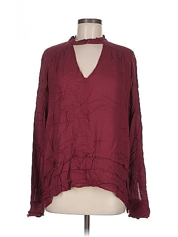 Sun & Shadow Long Sleeve Blouse (view 1)